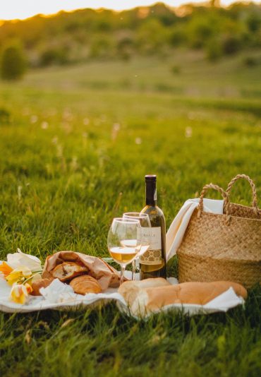 Wine and food picnic